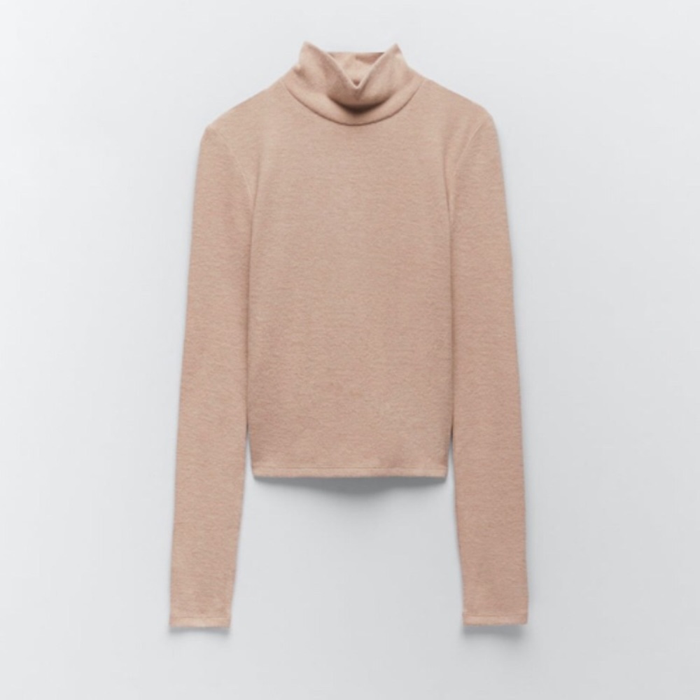 Zara Soft High Collar Sweater Size Large